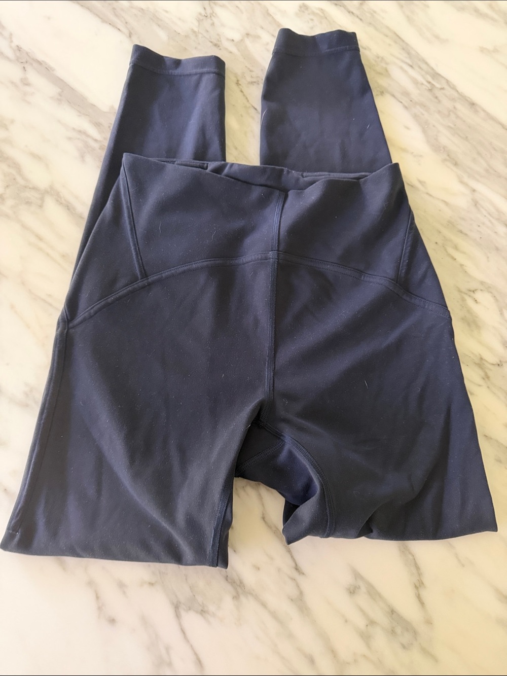 Lulu Navy High-Waist Active Leggings